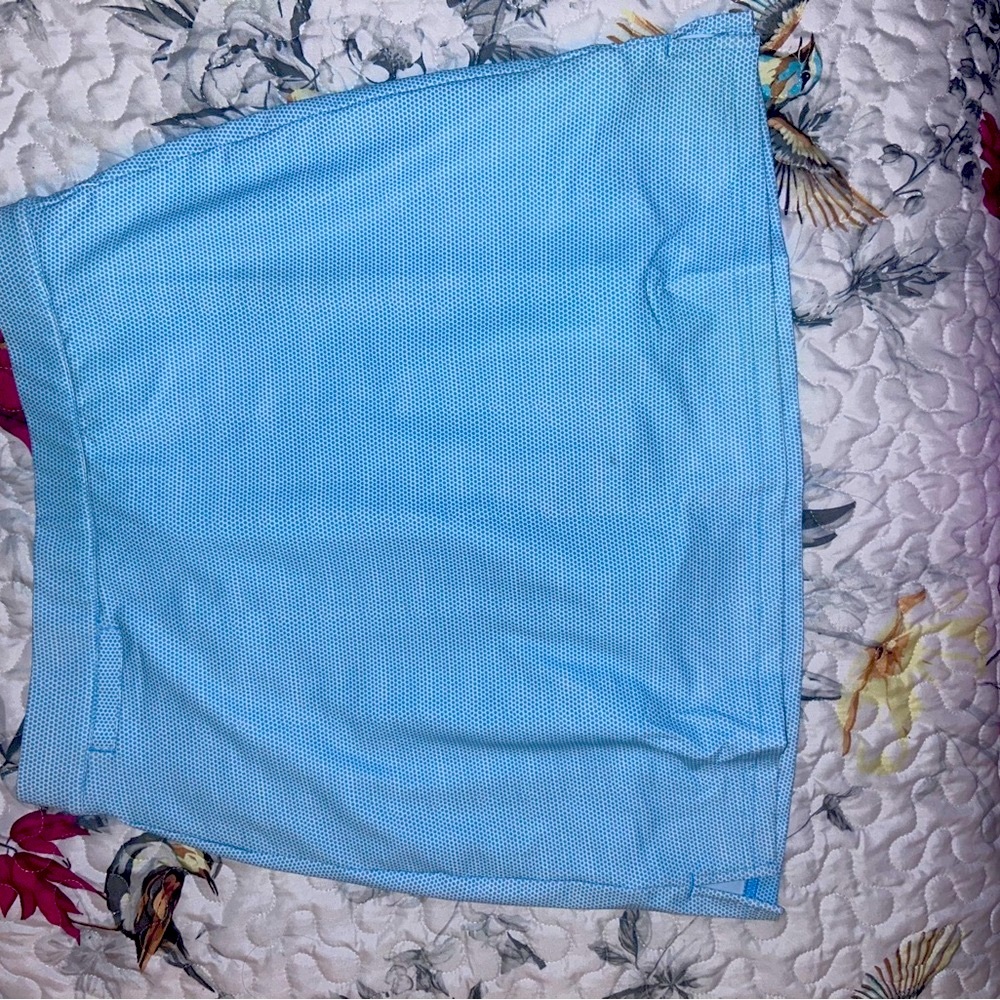 Peter Millar Light Blue Mini Skirt